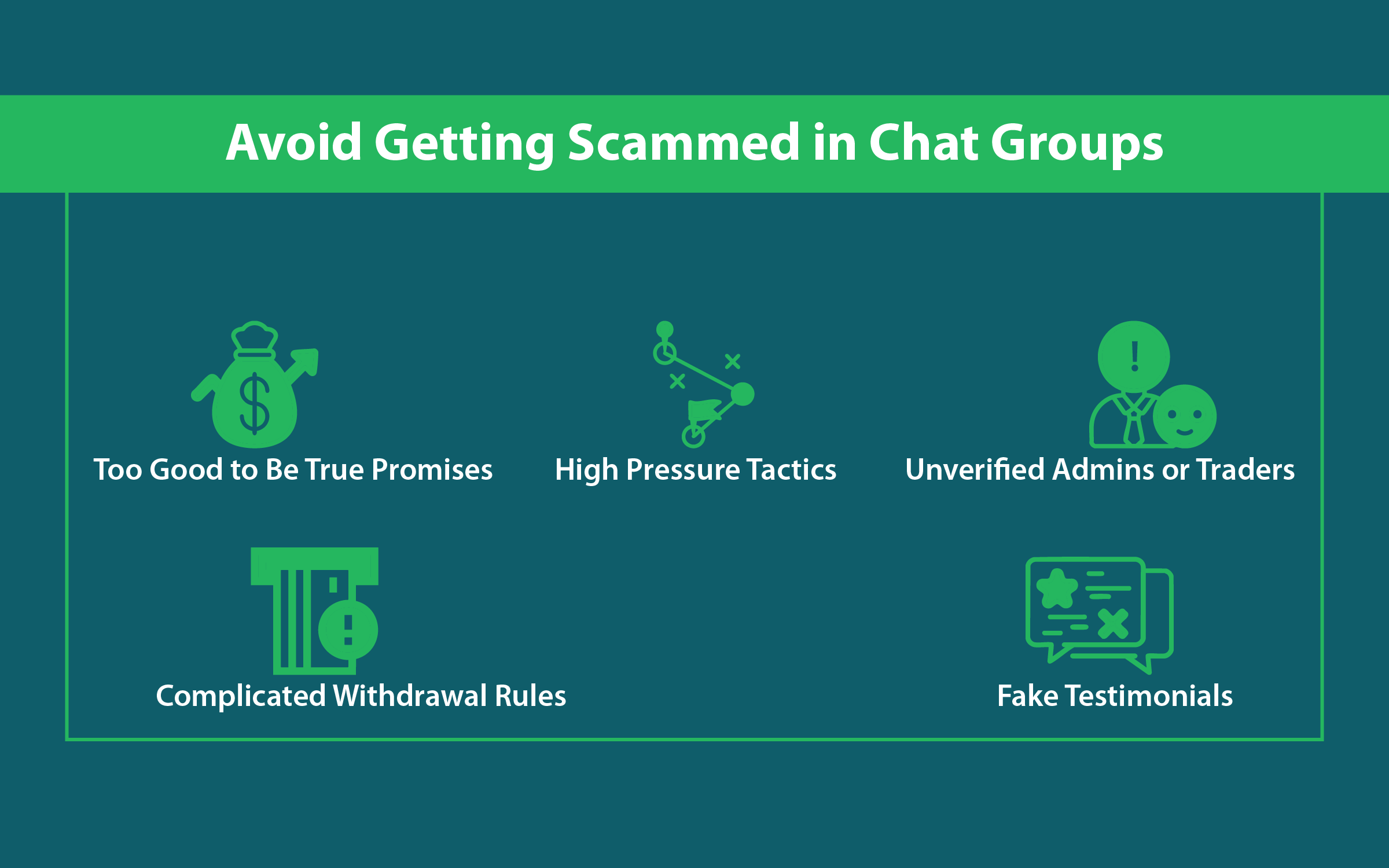 Avoid Being Scammed in Chat Groups