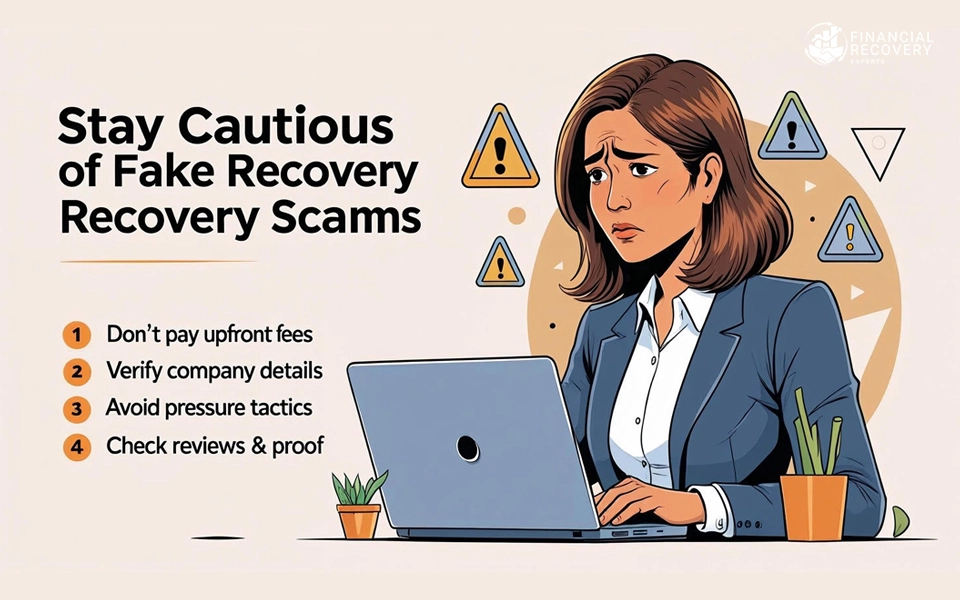 How To Stay Cautious of Fake Recovery Scams?